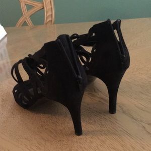 Impo black suede sandals